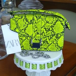 Zara Animal Print Mini City Bag